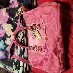 Coach Madison Sabrina Satchel Pink